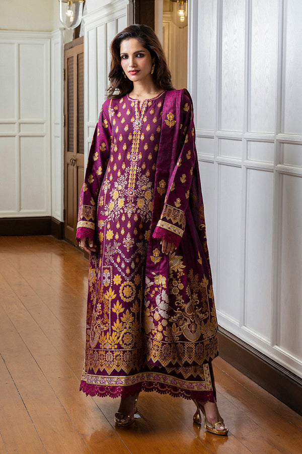 Mushq | Seraph Jacquard Lawn 25 | Eleanor by Mushq - Designer Dress  - Type : Ladies Clothes - Available at Libayah - 100% Original 