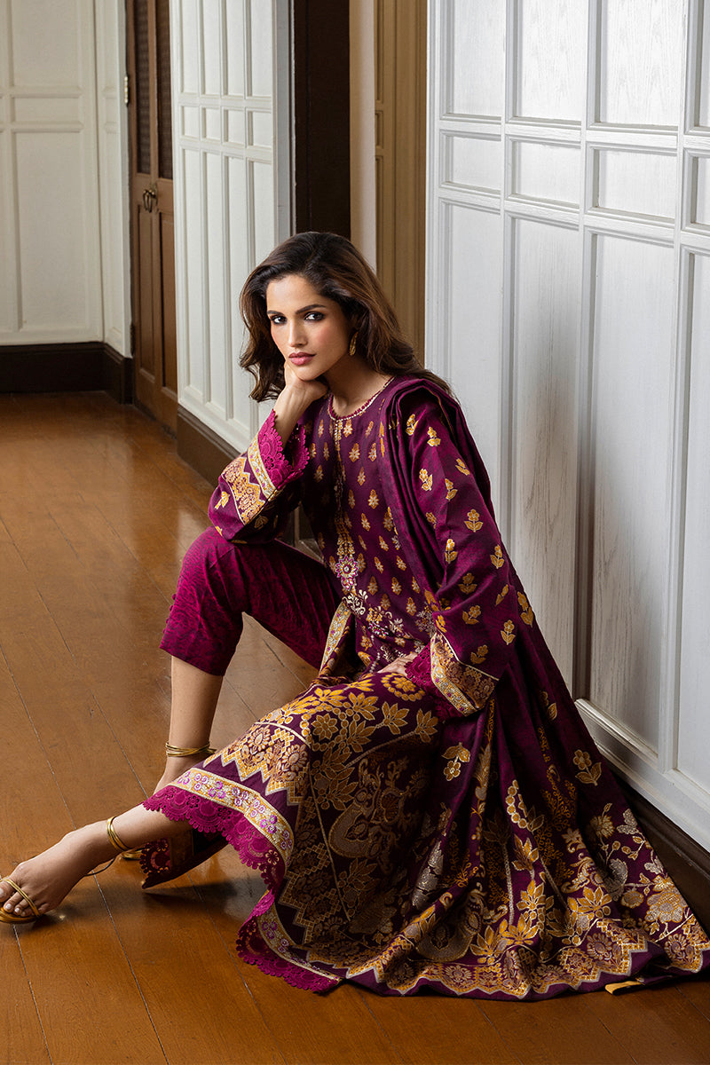 Mushq | Seraph Jacquard Lawn 25 | Eleanor by Mushq - Designer Dress  - Type : Ladies Clothes - Available at Libayah - 100% Original 