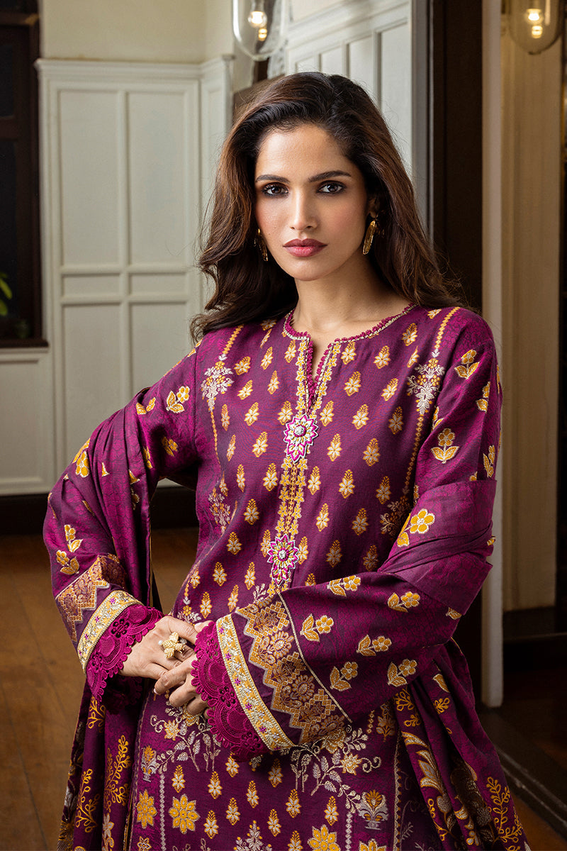 Mushq | Seraph Jacquard Lawn 25 | Eleanor by Mushq - Designer Dress  - Type : Ladies Clothes - Available at Libayah - 100% Original 