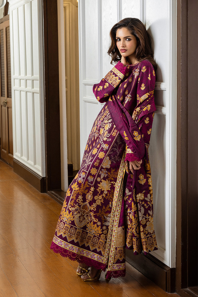 Mushq | Seraph Jacquard Lawn 25 | Eleanor by Mushq - Designer Dress  - Type : Ladies Clothes - Available at Libayah - 100% Original 