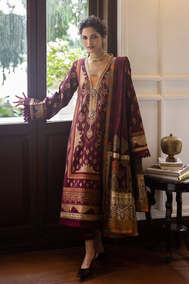 Mushq | Seraph Jacquard Lawn 25 | Morphea by Mushq - Designer Dress  - Type : Ladies Clothes - Available at Libayah - 100% Original 