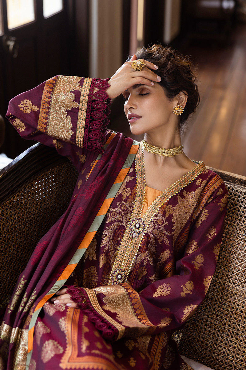 Mushq | Seraph Jacquard Lawn 25 | Morphea by Mushq - Designer Dress  - Type : Ladies Clothes - Available at Libayah - 100% Original 