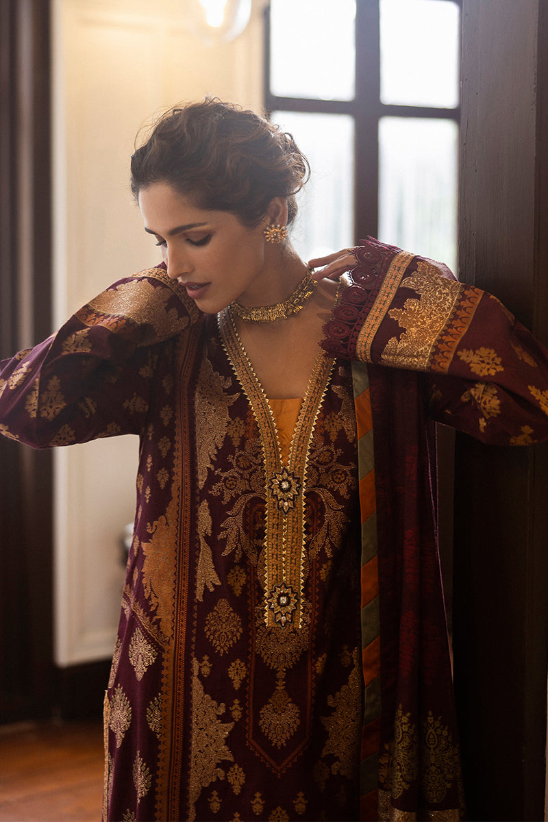 Mushq | Seraph Jacquard Lawn 25 | Morphea by Mushq - Designer Dress  - Type : Ladies Clothes - Available at Libayah - 100% Original 
