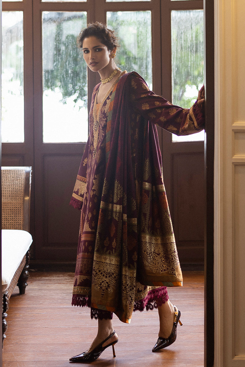 Mushq | Seraph Jacquard Lawn 25 | Morphea by Mushq - Designer Dress  - Type : Ladies Clothes - Available at Libayah - 100% Original 