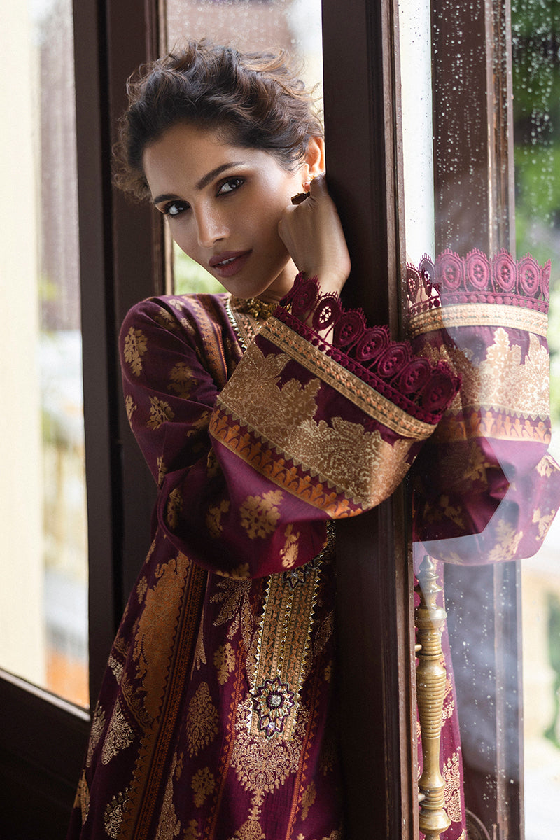 Mushq | Seraph Jacquard Lawn 25 | Morphea by Mushq - Designer Dress  - Type : Ladies Clothes - Available at Libayah - 100% Original 