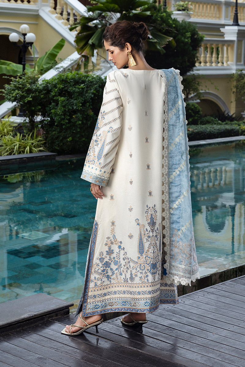 Mushq | Seraph Jacquard Lawn 25 | Calafia by Mushq - Designer Dress  - Type : Ladies Clothes - Available at Libayah - 100% Original 