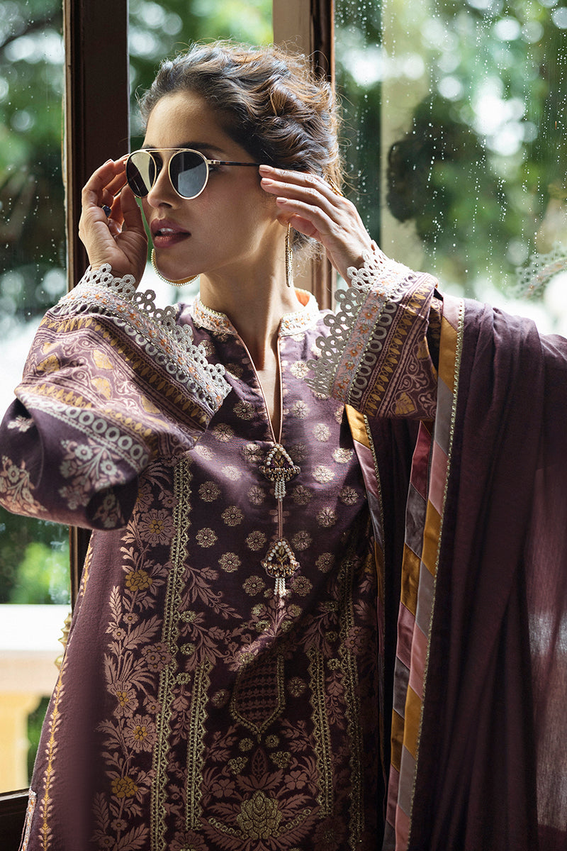 Mushq | Seraph Jacquard Lawn 25 | Narissa by Mushq - Designer Dress  - Type : Ladies Clothes - Available at Libayah - 100% Original 