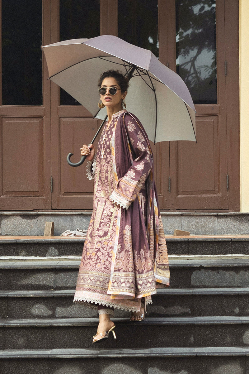 Mushq | Seraph Jacquard Lawn 25 | Narissa by Mushq - Designer Dress  - Type : Ladies Clothes - Available at Libayah - 100% Original 