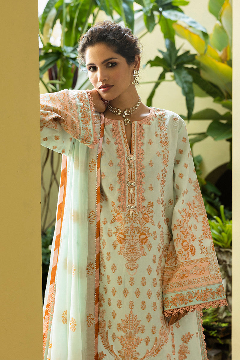 Mushq | Seraph Jacquard Lawn 25 | Amalthea by Mushq - Designer Dress  - Type : Ladies Clothes - Available at Libayah - 100% Original 