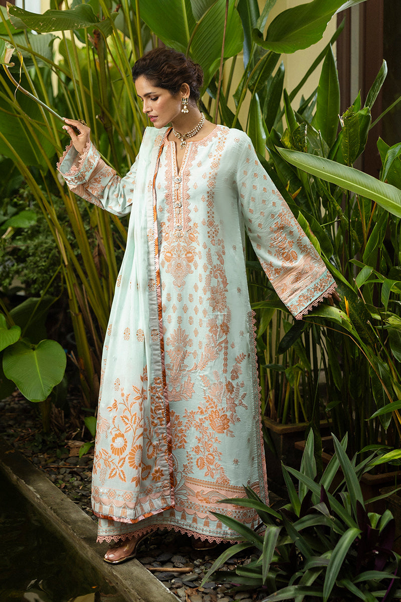 Mushq | Seraph Jacquard Lawn 25 | Amalthea by Mushq - Designer Dress  - Type : Ladies Clothes - Available at Libayah - 100% Original 