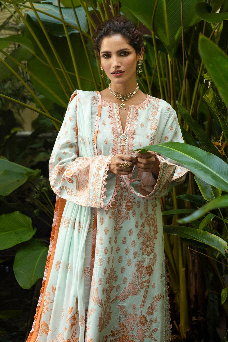 Mushq | Seraph Jacquard Lawn 25 | Amalthea by Mushq - Designer Dress  - Type : Ladies Clothes - Available at Libayah - 100% Original 