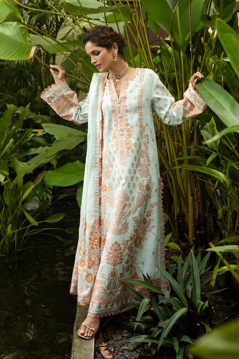 Mushq | Seraph Jacquard Lawn 25 | Amalthea by Mushq - Designer Dress  - Type : Ladies Clothes - Available at Libayah - 100% Original 