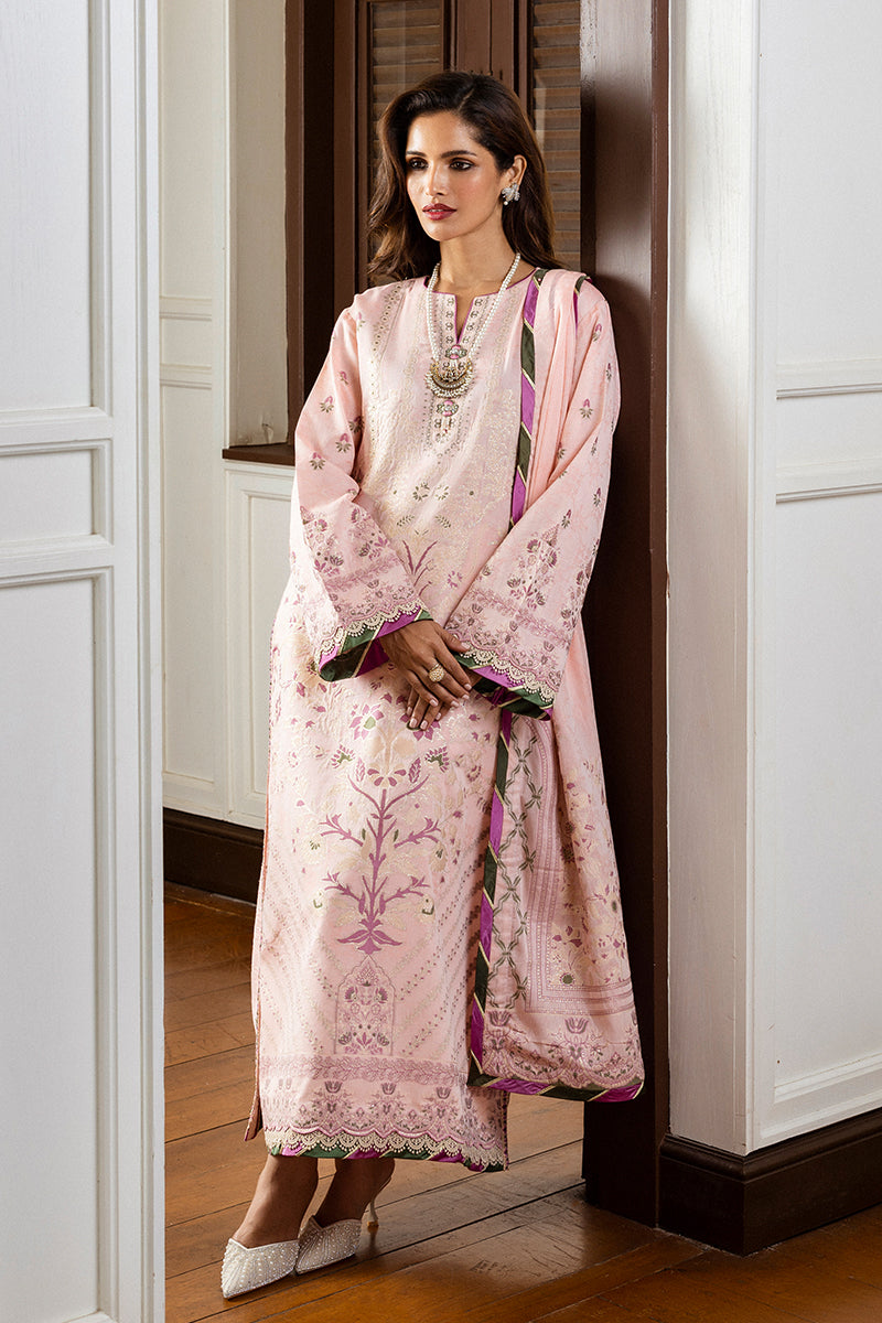 Mushq | Seraph Jacquard Lawn 25 | Lillian by Mushq - Designer Dress  - Type : Ladies Clothes - Available at Libayah - 100% Original 