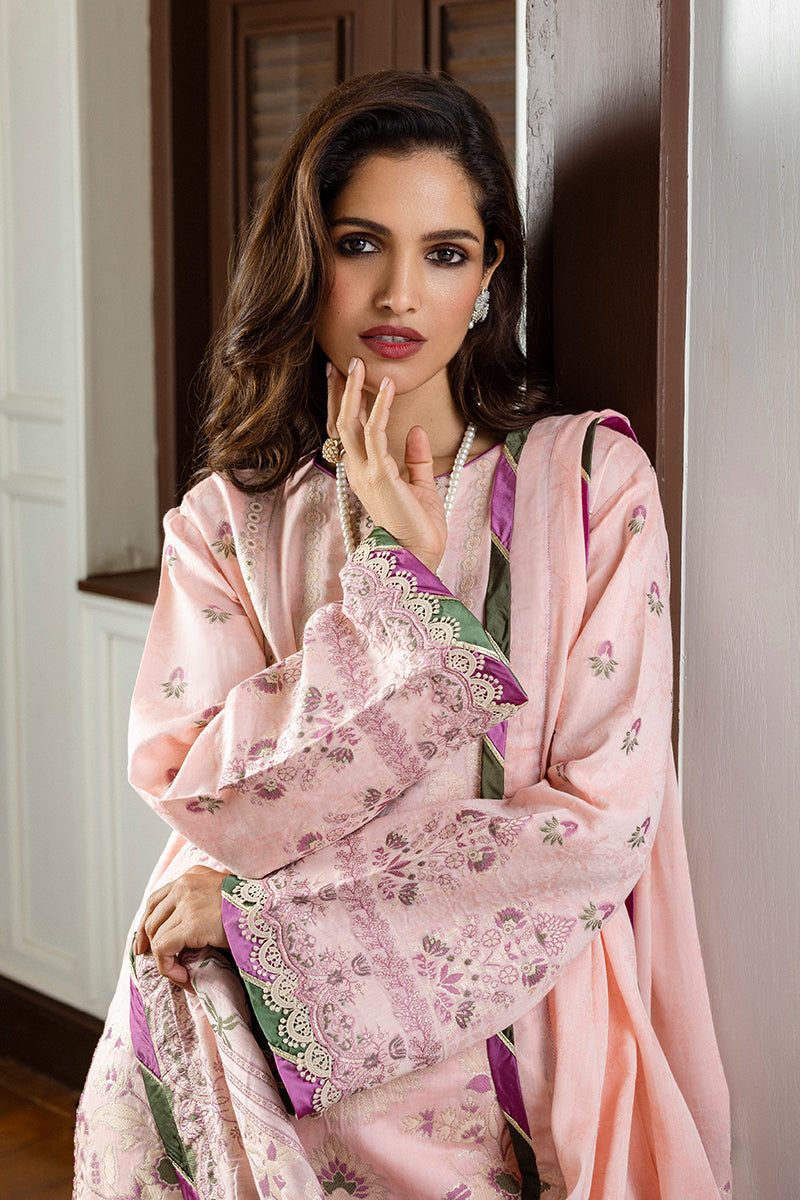 Mushq | Seraph Jacquard Lawn 25 | Lillian by Mushq - Designer Dress  - Type : Ladies Clothes - Available at Libayah - 100% Original 