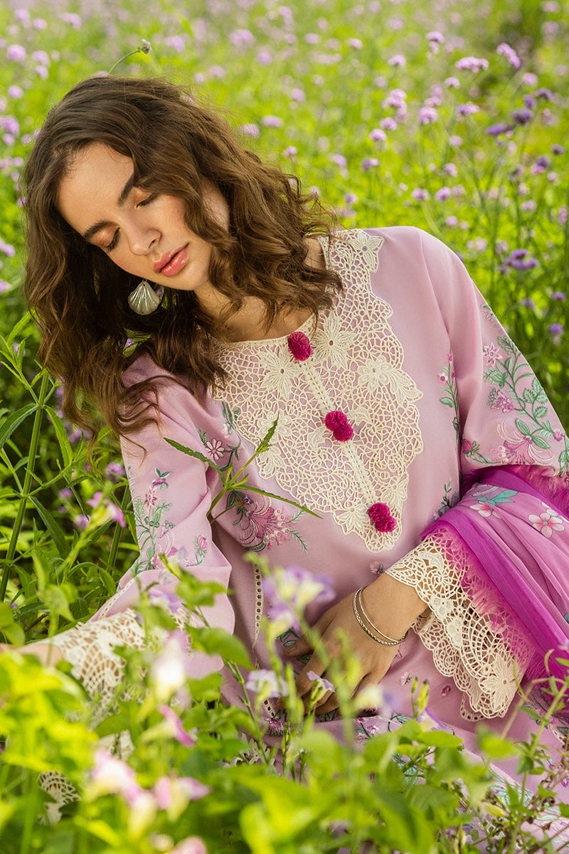 Mushq | Secret Garden Hemline 25 | Lavendar whispers by Mushq - Designer Dress  - Type : Ladies Clothes - Available at Libayah - 100% Original 