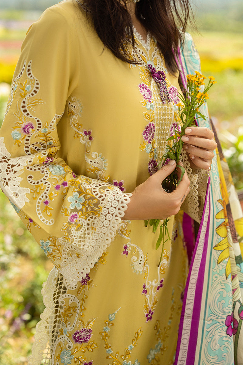 Mushq | Secret Garden Hemline 25 | Faded Sunflower by Mushq - Designer Dress  - Type : Ladies Clothes - Available at Libayah - 100% Original 