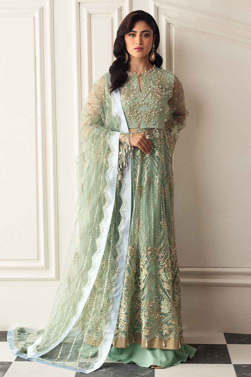 Mushq | Hemline Aura Debut Wedding Formals | PISTACHIO by Mushq - Designer Dress  - Type : Wedding Dress - Available at Libayah - 100% Original 