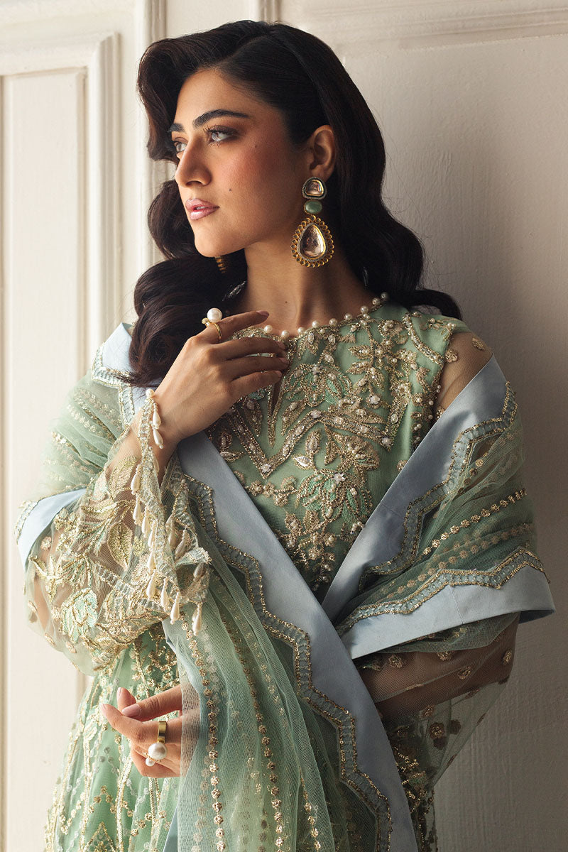 Mushq | Hemline Aura Debut Wedding Formals | PISTACHIO by Mushq - Designer Dress  - Type : Wedding Dress - Available at Libayah - 100% Original 