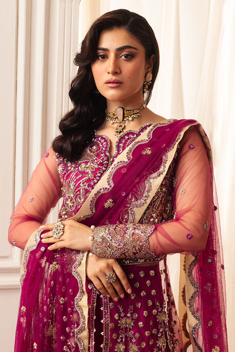 Mushq | Hemline Aura Debut Wedding Formals | FUCHSIA by Mushq - Designer Dress  - Type : Wedding Dress - Available at Libayah - 100% Original 