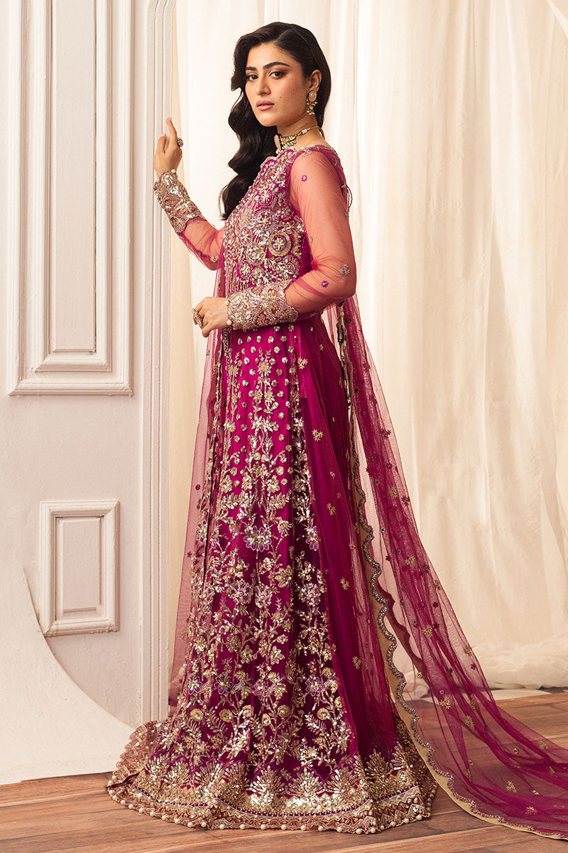 Mushq | Hemline Aura Debut Wedding Formals | FUCHSIA by Mushq - Designer Dress  - Type : Wedding Dress - Available at Libayah - 100% Original 