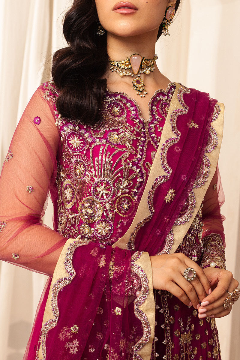Mushq | Hemline Aura Debut Wedding Formals | FUCHSIA by Mushq - Designer Dress  - Type : Wedding Dress - Available at Libayah - 100% Original 