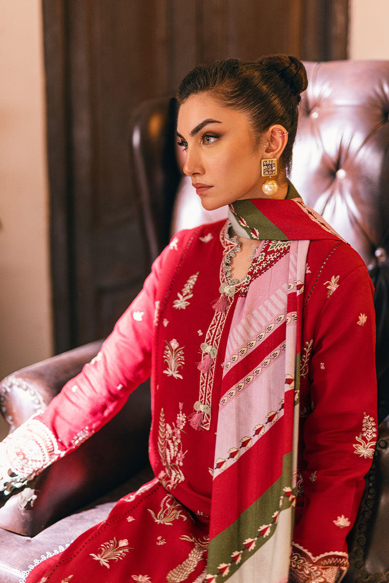 Mushq | Symphony Karandi Collection | VELVET ROSE by Mushq - Designer Dress - Type: Ladies Clothes - Available at Libayah - 100% Original