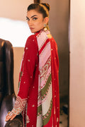 Mushq | Symphony Karandi Collection | VELVET ROSE by Mushq - Designer Dress - Type: Ladies Clothes - Available at Libayah - 100% Original