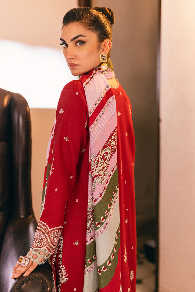 Mushq | Symphony Karandi Collection | VELVET ROSE by Mushq - Designer Dress - Type: Ladies Clothes - Available at Libayah - 100% Original