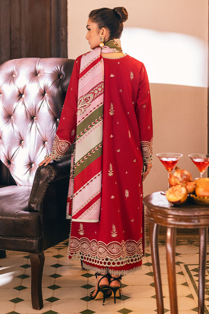 Mushq | Symphony Karandi Collection | VELVET ROSE by Mushq - Designer Dress - Type: Ladies Clothes - Available at Libayah - 100% Original