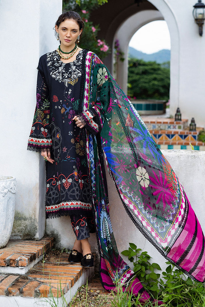 Mushq | Mirasol Printed Cambric | Medi Noche by Mushq - Designer Dress  - Type : Ladies Clothes - Available at Libayah - 100% Original 