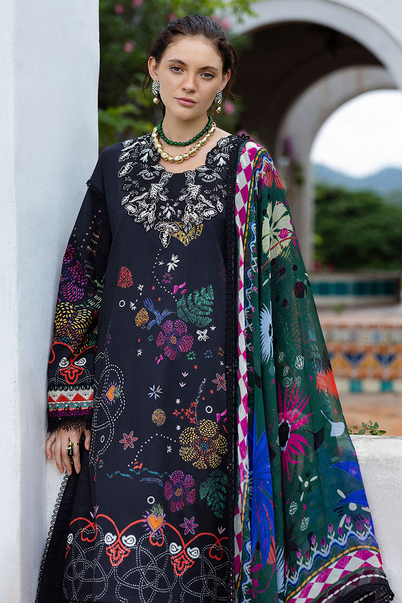 Mushq | Mirasol Printed Cambric | Medi Noche by Mushq - Designer Dress  - Type : Ladies Clothes - Available at Libayah - 100% Original 
