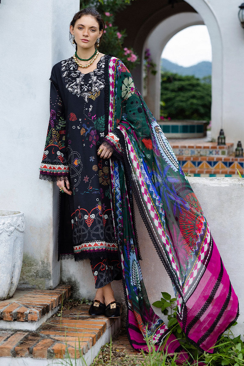 Mushq | Mirasol Printed Cambric | Medi Noche by Mushq - Designer Dress  - Type : Ladies Clothes - Available at Libayah - 100% Original 