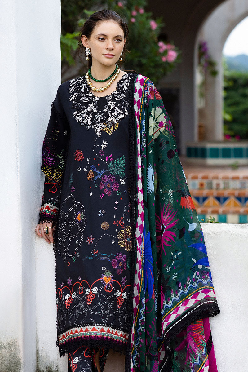 Mushq | Mirasol Printed Cambric | Medi Noche by Mushq - Designer Dress  - Type : Ladies Clothes - Available at Libayah - 100% Original 