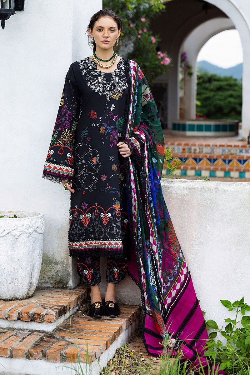 Mushq | Mirasol Printed Cambric | Medi Noche by Mushq - Designer Dress  - Type : Ladies Clothes - Available at Libayah - 100% Original 