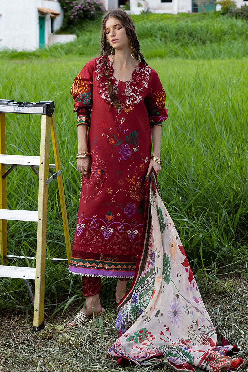 Mushq | Mirasol Printed Cambric | Amber Bosque by Mushq - Designer Dress  - Type : Ladies Clothes - Available at Libayah - 100% Original 