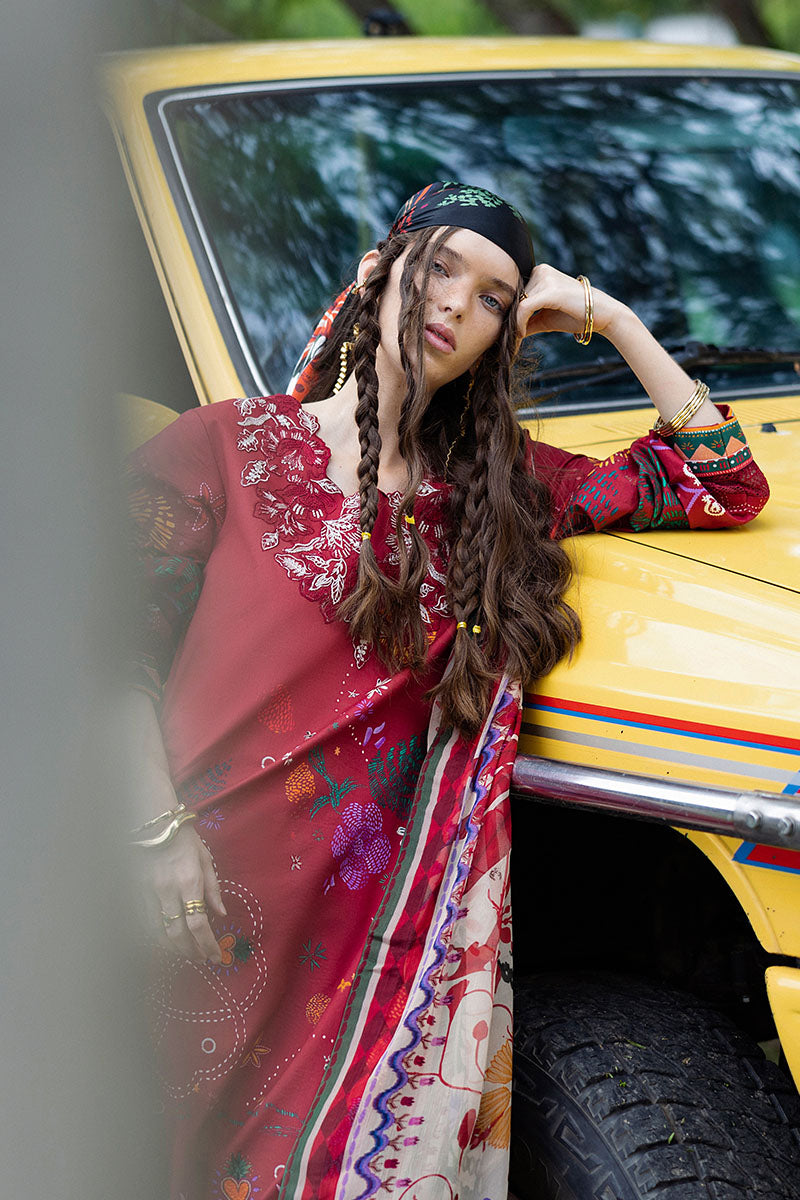 Mushq | Mirasol Printed Cambric | Amber Bosque by Mushq - Designer Dress  - Type : Ladies Clothes - Available at Libayah - 100% Original 