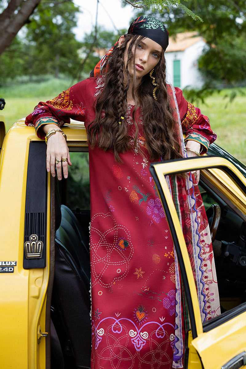 Mushq | Mirasol Printed Cambric | Amber Bosque by Mushq - Designer Dress  - Type : Ladies Clothes - Available at Libayah - 100% Original 