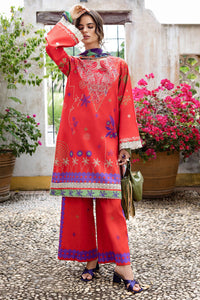 Mushq | Mirasol Printed Cambric | Carmin Rosa by Mushq - Designer Dress  - Type : Ladies Clothes - Available at Libayah - 100% Original 