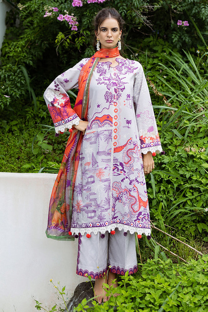 Mushq | Mirasol Printed Cambric | Luna Plata by Mushq - Designer Dress  - Type : Ladies Clothes - Available at Libayah - 100% Original 