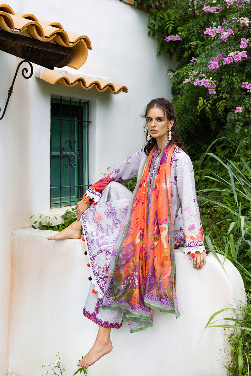 Mushq | Mirasol Printed Cambric | Luna Plata by Mushq - Designer Dress  - Type : Ladies Clothes - Available at Libayah - 100% Original 
