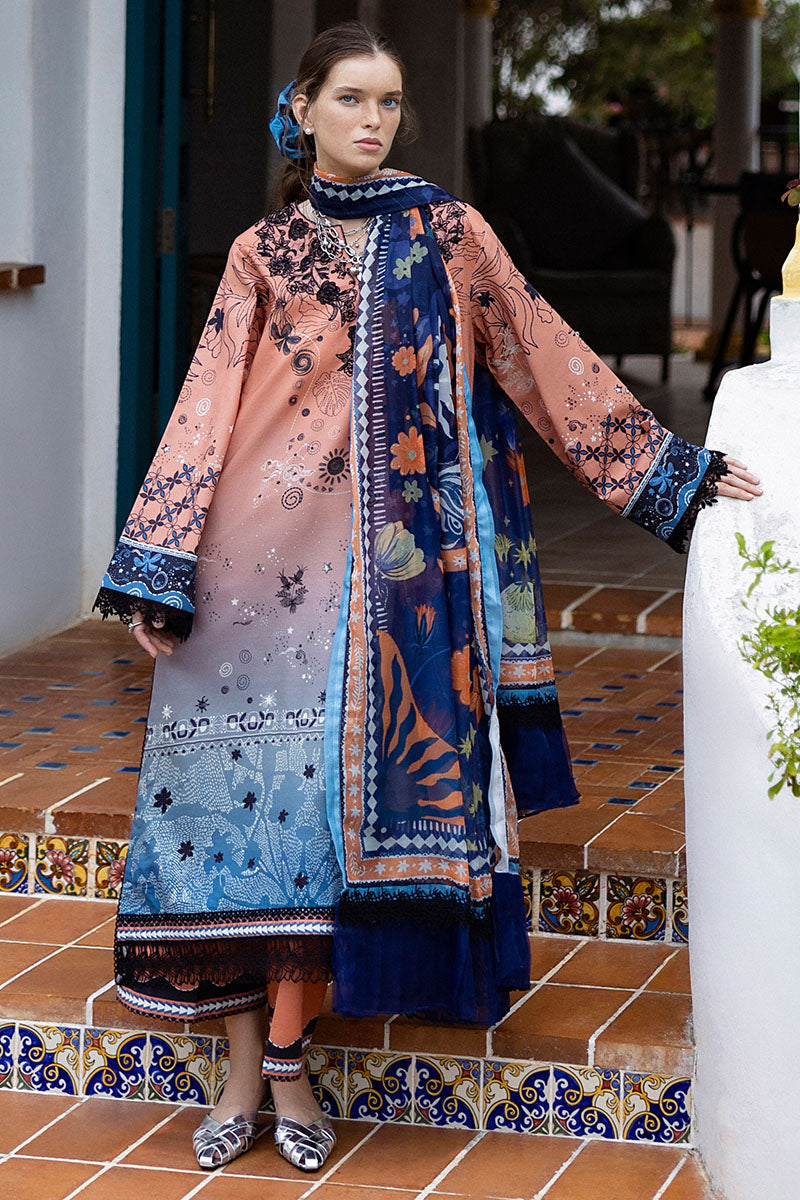 Mushq | Mirasol Printed Cambric | Viento Vivi by Mushq - Designer Dress  - Type : Ladies Clothes - Available at Libayah - 100% Original 