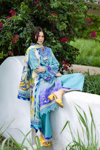 Mushq | Mirasol Printed Cambric | Mar Azul by Mushq - Designer Dress  - Type : Ladies Clothes - Available at Libayah - 100% Original 