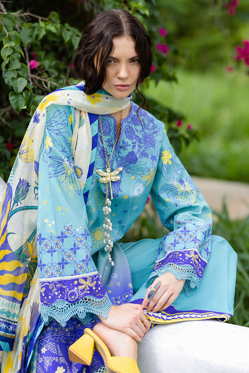 Mushq | Mirasol Printed Cambric | Mar Azul by Mushq - Designer Dress  - Type : Ladies Clothes - Available at Libayah - 100% Original 
