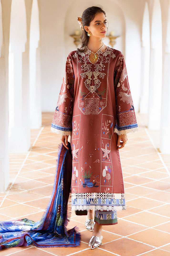 Mushq | Mirasol Printed Cambric | Santo Mio by Mushq - Designer Dress  - Type : Ladies Clothes - Available at Libayah - 100% Original 