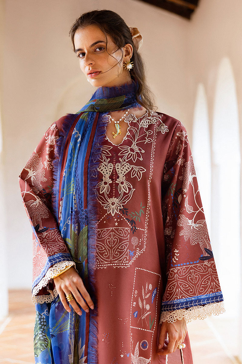 Mushq | Mirasol Printed Cambric | Santo Mio by Mushq - Designer Dress  - Type : Ladies Clothes - Available at Libayah - 100% Original 