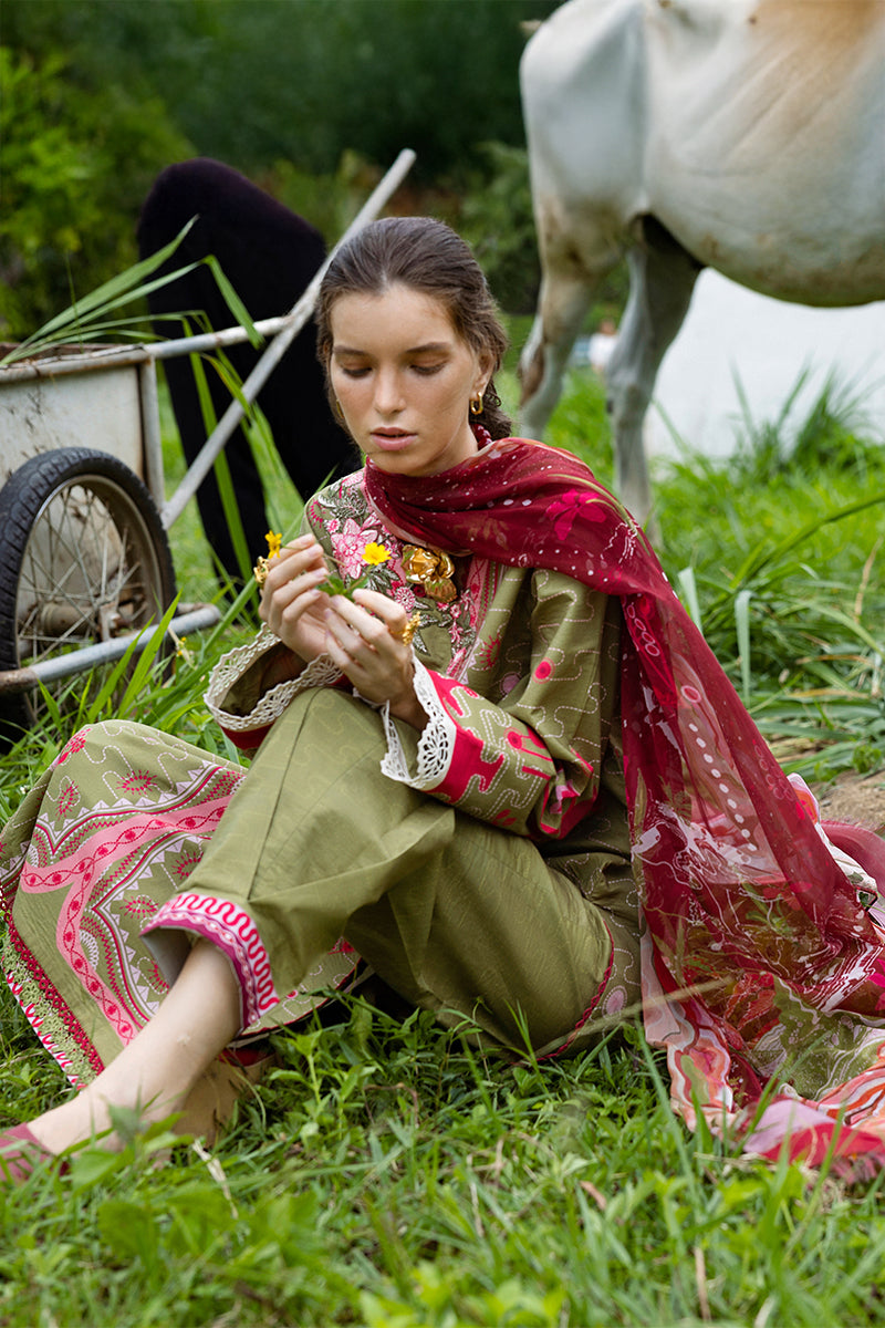 Mushq | Mirasol Printed Cambric | Cielo Sol by Mushq - Designer Dress  - Type : Ladies Clothes - Available at Libayah - 100% Original 