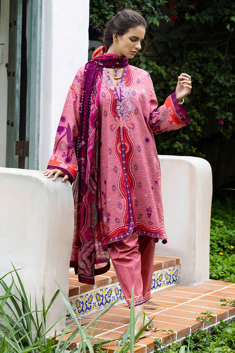 Mushq | Mirasol Printed Cambric | Coral Mar by Mushq - Designer Dress  - Type : Ladies Clothes - Available at Libayah - 100% Original 