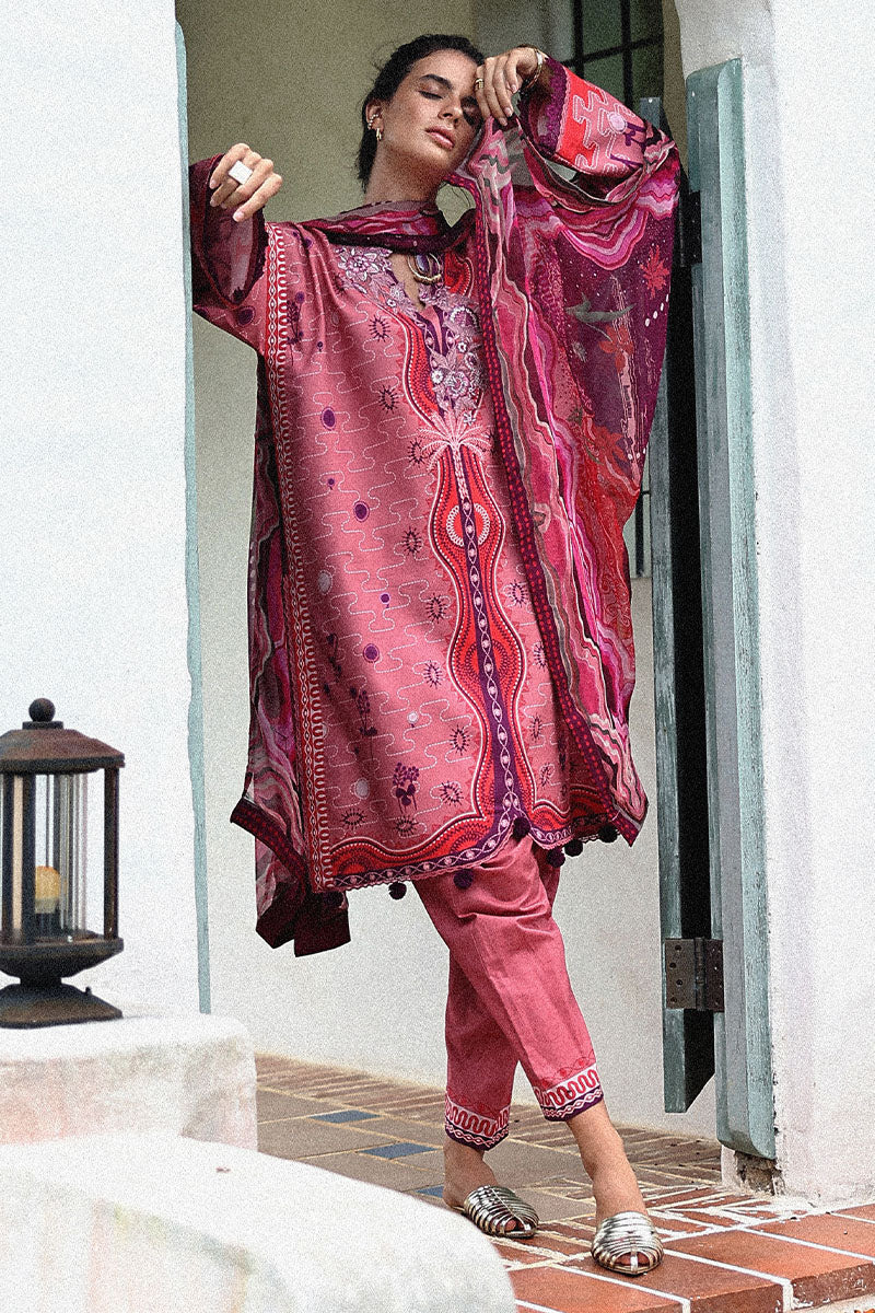 Mushq | Mirasol Printed Cambric | Coral Mar by Mushq - Designer Dress  - Type : Ladies Clothes - Available at Libayah - 100% Original 
