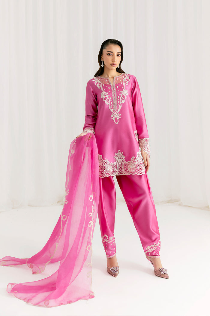 VELORA – authentic Pakistani dress from the Saira Rizwan Silk Pret 25 collection for women in the UK.