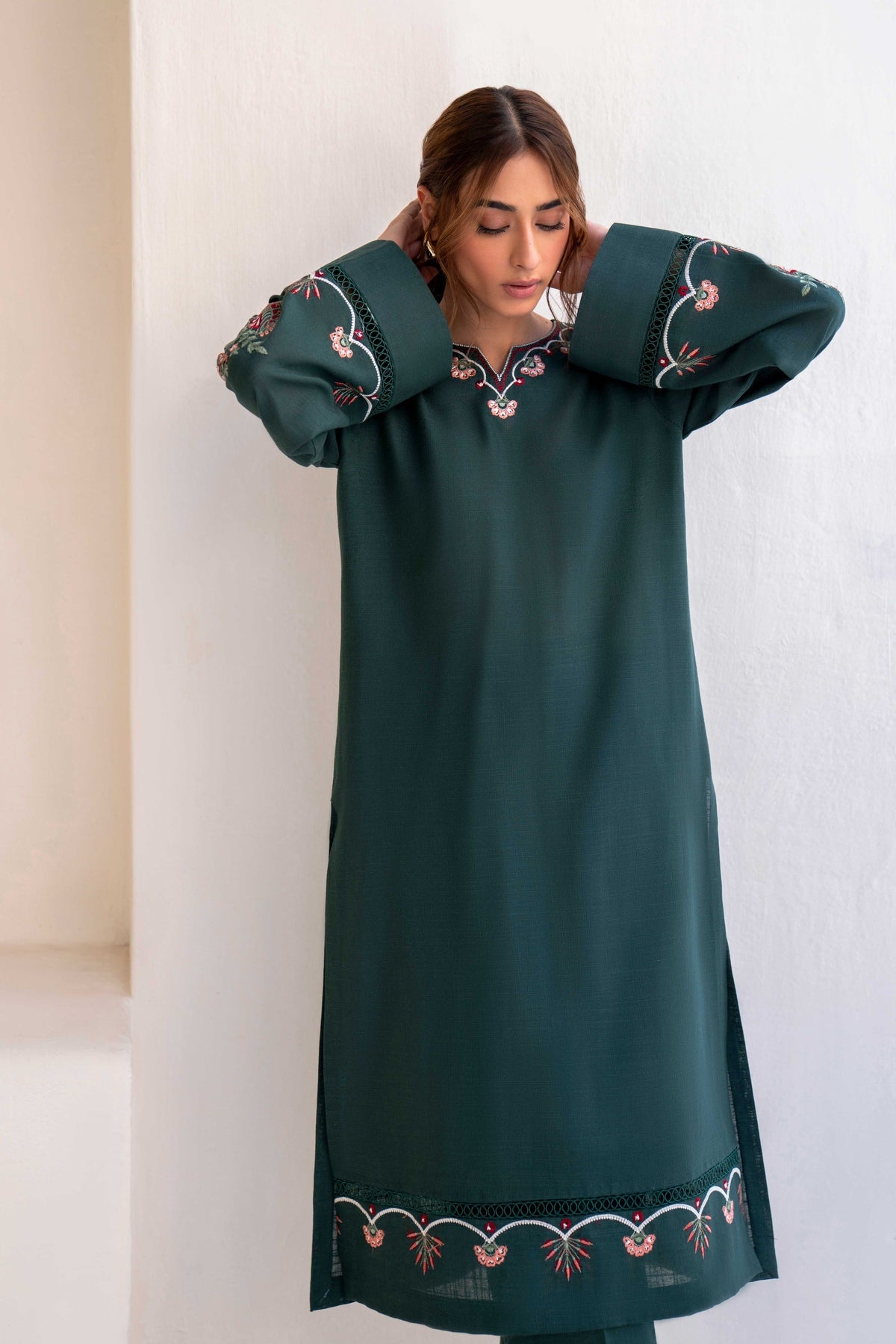 Hana | Khaddar Edit |Aydin by Hana - Designer Dress - Type: Ladies Clothes - Available at Libayah - 100% Original